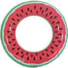 1pc Flotador de natación inflable con diseño de rodaja de sandía, flotador para adultos y niños flotador de piscina, juguete acuático, flotador de sandía, verano, playa, piscina, accesorio de fiesta en la piscina, flotador para fotos, flotador de natación - Multicolor - Ver 6