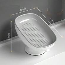 Soap Holder: Dual-Layer Design, Conveniently Store Soap Neatly And Drain Quickly - / - View 9