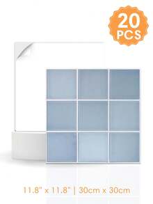 1/10/20 miếng dán tường hình vuông tự dính, tấm ốp tường PVC 3D, decal trang trí tường, trang trí tường phòng khách, ốp tường bếp, phong cách hiện đại phổ biến, trang trí nội thất. - A - Xem 19
