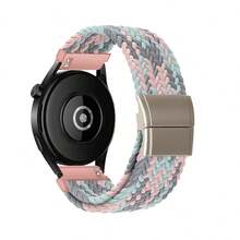 适用于 / Watch/ Watch/ Watch/ Watch S4 S3 S2/ Watch 5 Active/Lite 的 1 条表带，编织弹力表带，带磁性表扣，兼容 表带 38mm 40mm 41mm 42mm 44mm 45mm 46mm 49mm，男女通用；尼龙运动单圈表带，兼容 Series 11 10 9 8 7 6 5 4 3 Ultra 3 2 1 SE - 22mm - 查看 11