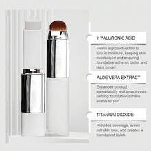 1 Box (13g) 2-In-1 Color Adjusting Foundation Stick, Lightweight, Buildable Coverage, Hydrating, Long-Lasting, Sweat-Proof, Oil-Control, Pore-Minimizing, Waterproof, Flawless Liquid Foundation, Makeup Brand Cosmetics, Suitable For Women And Girls, Perfect For Winter, Y2K Fashion , Ideal For Birthday, Christmas, Party Gifts, Best Color - Multicolor - View 5