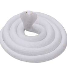 Juguete de serpiente de goma realista, modelo de cobra aterradora, accesorio de broma de Halloween, juguete de susto, regalo de broma, modelo educativo de serpiente - Multicolor - Ver 17