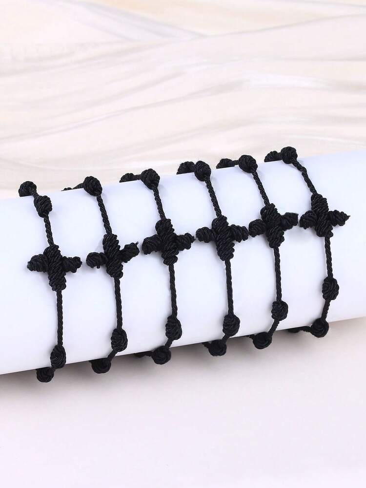 6件套十字架友谊手链套装，宗教信仰饰品 - 手鍊 - 查看 16