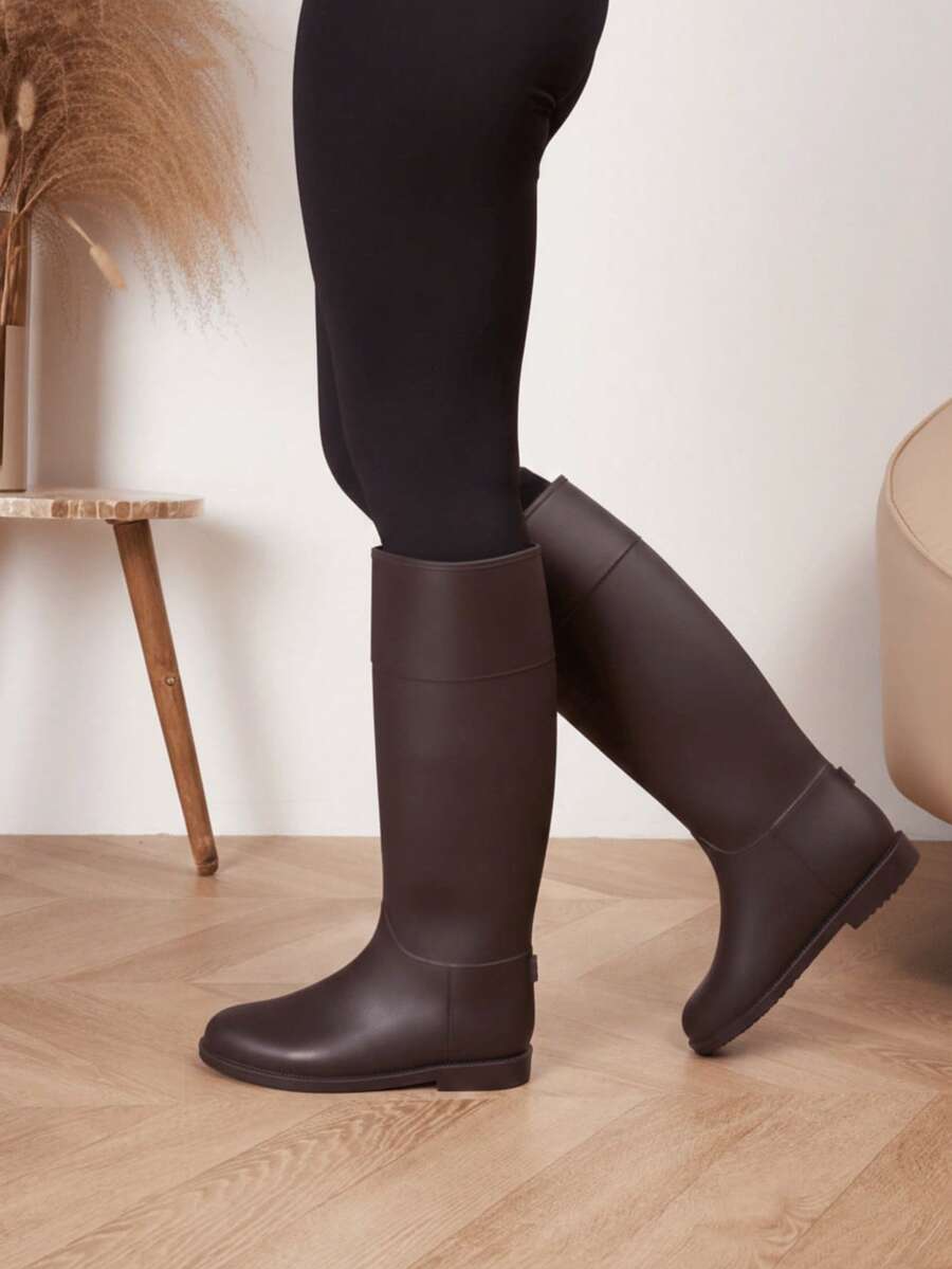 Elegant High Boots – Classic Style, Everyday Comfort. - Brown - View 1