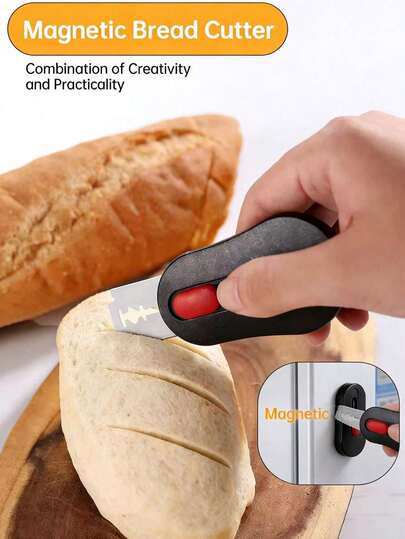 1 Pc Portable Bread Knife, Retractable And Safely Sliding Multifunctional Small Knife, Suitable For Scoring Sourdough, Multifunctional Bread Scoring Tool, Professional Bread Knife, Suitable For Sourdough Baking And Bread Making