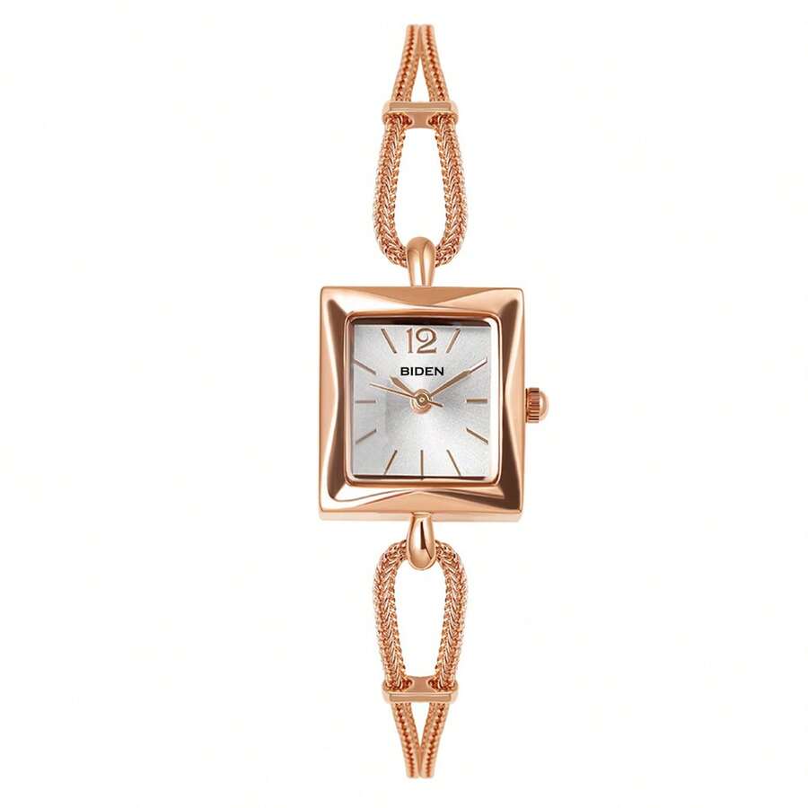 1件女士时尚简约优雅石英手表 - 白色 - 查看 1