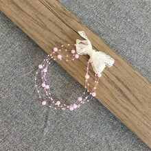 Phụ kiện chụp ảnh cho bé: Băng đô đính ngọc trai, phụ kiện chụp ảnh kỷ niệm hàng tháng cho bé sơ sinh. - Nhiều màu - Xem 17