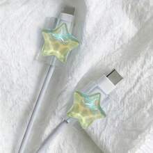 2件套星形数据线保护套装，包含绕线器、充电线夹、保护套、充电器保护套 - 多色 - 查看 20