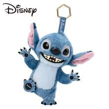 Disney Búp bê nhồi bông Stitch chính hãng, quà tặng sinh nhật/ngày Valentine cho trẻ em, đồ trang trí nhà cửa, đồ trang trí phòng ngủ, quà lưu niệm, búp bê nhồi bông tương tác, đồ trang trí tiệc, quà tặng tiệc tùng - Màu xanh lam - Xem 9