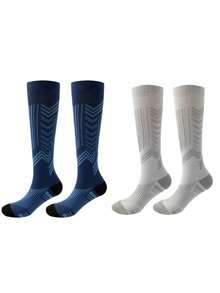 Unisex Professional Sports Compression Socks, Suitable For Running, Cycling, Hiking, And Long-Standing Occupations - Multicolor - View 13