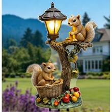 2D亚克力可爱动物花园庭院户外地钉，防水防锈 - C - 查看 7