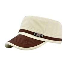 1pc Men's FS Star Embroidery Flat Top Baseball Cap, Adjustable Outdoor Sun Protection Casual Hat, Suitable For Spring, Autumn, Travel, Beach, Party,Summer,Holiday - Multicolor - View 11
