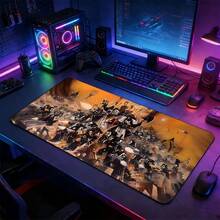 Tấm lót chuột chơi game hình robot khổng lồ, đế cao su chống trượt, họa tiết robot chiến đấu tương lai, phụ kiện máy tính bền chắc, phù hợp cho văn phòng tại nhà và chơi game, món quà lý tưởng cho người hâm mộ robot và game khoa học viễn tưởng. - Xem 12