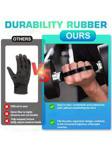 2 miếng đệm silicon màu xám, bền và tiện dụng để nâng tạ, tập luyện thể dục, chống trượt, dùng cho tập luyện, yoga, nâng tạ, unisex, không cần pin. - Nhiều màu - Xem 6