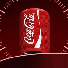Coca Cola 可口可乐无线户外音箱，立体声，支持蓝牙、TF卡和有线连接 - 查看 6