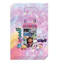 10pcs Doll House Gradient Pink Handheld Gift Bag Party Gift Bag Children's Birthday Companion Gift Bag New Year's Gift, Valentine's Day Gift, Easter Gift - Multicolor - View 6