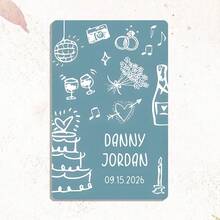 Custom Wedding Playing Cards Blank,Customize Text,32 Styles,Hand-Drawn Deck Of Cards, Playing Card Guest Book, Wedding/Engagement Gift - Multicolor - View 28