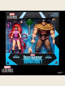 Hasbro 漫威传奇系列 X 战警双人包：金刚狼（棕色战衣）和暴风女（白色战衣）孩之宝 Pulse 独家 6 英寸可动人偶收藏套装 - 彩色 - 查看 8