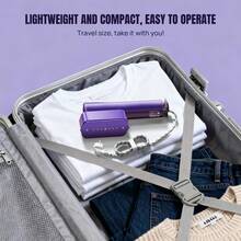 Vandise Compact Portable Steam Iron, 3-Level Temp Adjust, Mini Dual-Function, Dry&Wet, Home Travel Garment Wrinkle Remover - UK Plug(220-240V) - View 7