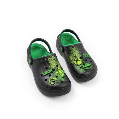  Vanilla Underground X Xbox Boys Black Clogs | Xbox Product | Officially Licensed Merch