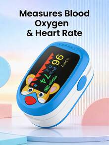 Pulsovital Blue Rechargeable Pulse Oximeter - Blue - View 4