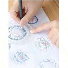 22pcs Versatile Spirograph Set - Draw Over 300+ Geometric Patterns, Puzzle Spirograph Set To Cultivate Mathematical & Geometric Thinking, Classroom Craft/Home Stress Relief Spirograph Set, Classic Magic Patterns, Birthday Gift, Reward Gift - Sets - View 3