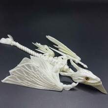 3D Printed Movable Joint Dragon Figurine, Creative Ornament Gift Craft Collectible - Multicolor - View 9
