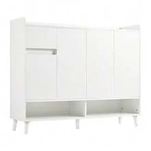 Shoe Cabinets - White - View 5