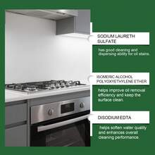 ¡Rescate definitivo de la cocina! Desengrasante multiusos en spray, agente de limpieza profesional para grasa y manchas resistentes, efectivo en gabinetes, azulejos y parrillas, artículo esencial para el hogar diario - Líquido - Ver 2