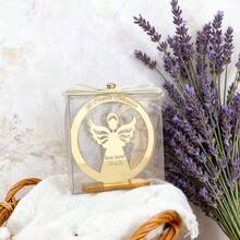 個性化守護天使 - 女孩洗禮紀念品 - 洗禮天使紀念品 - 洗禮紀念品 - 首次聖體聖餐 - 洗禮感恩禮物，壓克力雷射切割，獨特禮物 - 彩色 - 查看 6