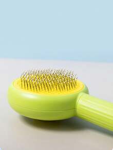 1个宠物梳毛刷，一键式去毛刷，猫狗通用自动去毛刷，毛发清洁工具 - 彩色 - 查看 6