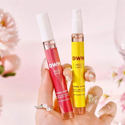 1/5瓶10毫升热带海滩香氛空气清新剂礼盒，女士适用，持久留香，便携式家居香氛，卧室/衣柜/浴室必备，夏季旅行必备，情人节/母亲节礼物，婚礼毕业季热门之选