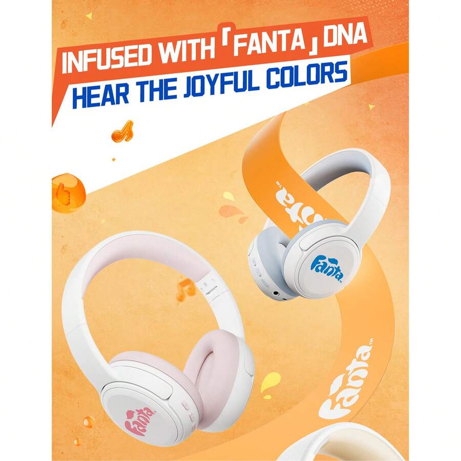 Coca Cola 可口可乐芬达 FN01 蓝牙 6.0 户外头戴式耳机，超长续航，HiFi 音质 - 查看 1