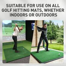 FINGER TEN Golf Rubber Ball Stands 5pcs Mixed Sizes, Durable And Provides Excellent Support For Golf Balls, Suitable For Indoor And Outdoor Hitting Mats, Color: White/Black - Black - View 6