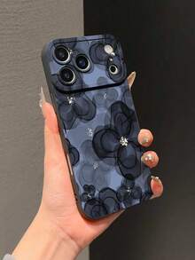 1pc Floral Full Coverage Anti-UV Phone Case Compatible With IPhone 7/8/7 Plus/8 Plus/X/XS/XR/XS Max/11/11 Pro/11 Pro Max/12/12 Pro/12 Pro Max/12 Mini/13/13 Pro/13 Pro Max/13 Mini/14/14 Pro/14 Pro Max/14 Plus/15/15 Pro/15 Pro Max/15 Plus/16/16 Pro/16 Pro Max/16 Plus/17/17 Pro/17 Pro Max/Air/Galaxy - Multicolor - View 4