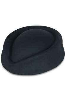 1pc Flight Attendant Hat Band, Felt Round Cap Vintage Beret Hat, Cabin Crew Costume Accessory, Gift For Women - Multicolor - View 4
