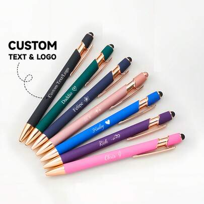 Anpassad kulspetspenna, Personlig kulspetspenna, Graverad pekpenna, Anpassad text och logotyp, Penna för kontorsmaterial, Personliga företagspresenter, Presenter till vänner och studenter, Tillbaka till skolan, Lämplig för studenter, Kontor, Dagligt skrivande, Användning, Anpassad födelsedagspresent