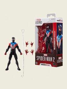Hasbro 致敬他的传承！迈尔斯·莫拉莱斯波多黎各战队传奇系列 6 英寸可动人偶，还原游戏细节，附赠 5 件配件 - 彩色 - 查看 14