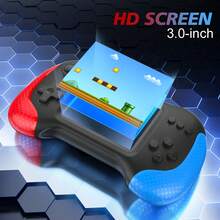 X9M Portable Retro Video Handheld Games Console 3.5-Inch Joystick Console Built-In 666 Game Wireless Controller Gaming Stick Rechargeable Connected Tv - Multicolor - View 7