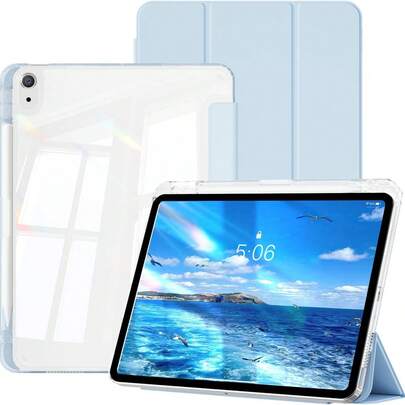 2026 New Matte Texture Tri-Fold Protective Case For Huawei MatePad 11.5S Tablet, With Pencil Slot, Smart Sleep/Wake, Airbag Drop Protection, Suitable For MatePad SE 11", Honor Pad X8A/X9A, Tab M11, 10th Gen Tablets, A16 Tablet