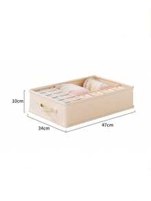 Hộp đựng đồ lót gấp gọn 3 trong 1, có ngăn chia tiện dụng để đựng áo ngực, tất, cà vạt, khăn quàng cổ, phụ kiện tủ quần áo phòng ngủ, vật dụng cần thiết cho mùa tựu trường. - Hồng - Xem 16