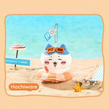 Miniso 千川系列夏季泳圈吊坠，造型为八件套/狮子/拉可/栗馒头/桃花，泳圈形状细节，链条设计，适合包包装饰，可爱挂件（1个） - 彩色 - 查看 12