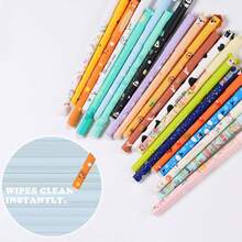 Set de 16 bolígrafos de gel borrables con formas de animales aleatorios, de tinta multicolor, aptos para escribir, dibujar, hacer tareas, garabatear, excelentes como recompensas para estudiantes y regalos de regreso a clases - Conjuntos - Ver 3