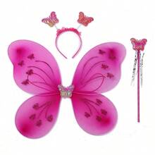 Bộ 3 món trang phục công chúa cổ tích - gồm cánh bướm, váy tutu và đũa phép, trang phục biểu diễn sân khấu, đạo cụ trang trí tiệc, phụ kiện cosplay, đồ dùng lễ hội - Lý tưởng cho cosplay, biểu diễn sân khấu, lễ hội và là món quà tuyệt vời cho gia đình và bạn bè. - Nhiều màu - Xem 6