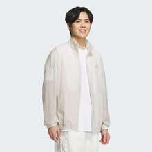 Adidas 男士 ST FL MH WV JKT 梭织连帽夹克 JZ8410 - 白色 - 查看 6