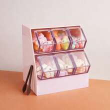 Mini Snack Storage Rack, Cute Drawer-Style Small Storage Rack, Mini Dollhouse - Multicolor - View 3
