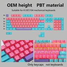 Keycaps Profil OEM Bahan PBT, Warna Campuran Abu-abu Merah Hitam Putih, Cocok untuk Sebagian Besar Keyboard Mekanik dengan Spacebar & Cross Switch 6.25U (Cherry MX Switch), Kompatibel dengan Keyboard Mekanik 61/87/104 Tombol - View 18