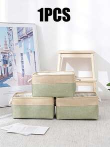 加厚可折叠洗衣篮，双色设计，带提手，适合存放玩具和内衣，可机洗 - 灰色 - 查看 16