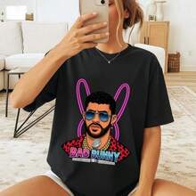 Bunny Football Shirt Benito Bowl Bunny Shirt Puerto Rico Music Gift Here For The Benito B - màu đen - Xem 1