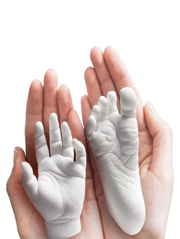 JUEFISH Hand Mold Pink Valentine's Day & Anniversary Handmade Creative Model DIY Children Gift